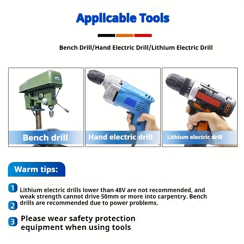 4/5/6/8/10mm 5PCS M35 HSS-E Cobalt Drill Bits Heavy Duty Step Twist Drill Kit for Hardened Steel & Iron Hole Drilling